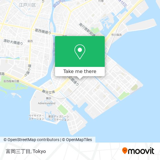 富岡三丁目 map