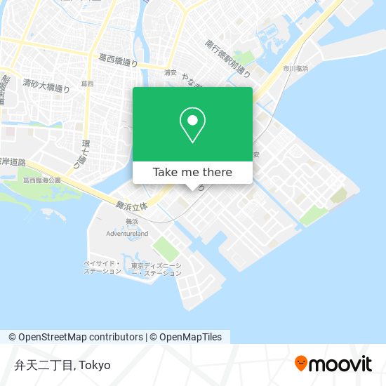 弁天二丁目 map