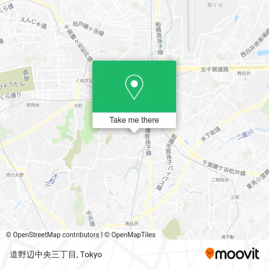 道野辺中央三丁目 map