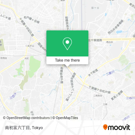 南初富六丁目 map