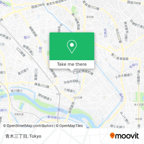 青木三丁目 map