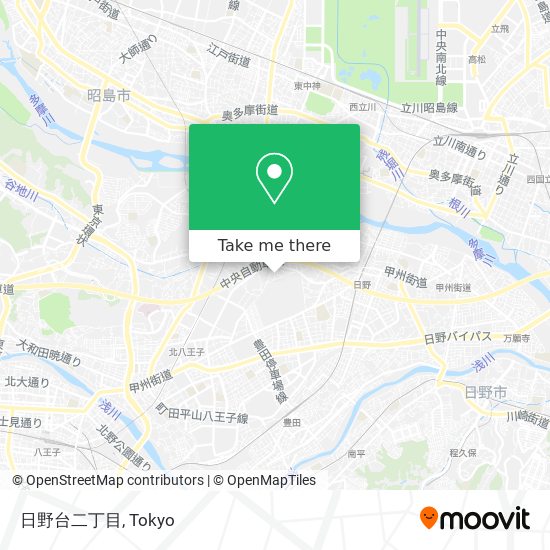 日野台二丁目 map