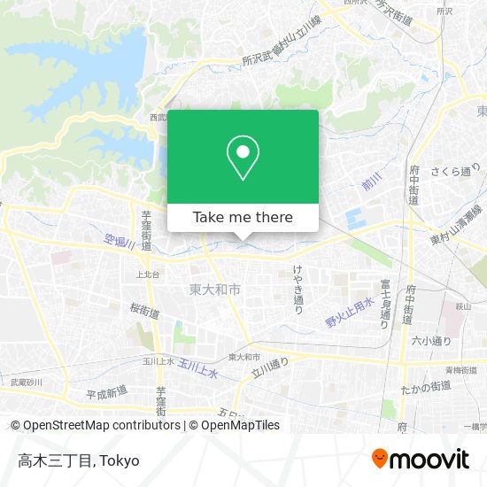 高木三丁目 map