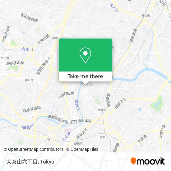 大倉山六丁目 map