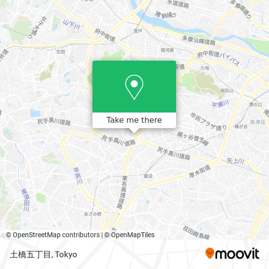 土橋五丁目 map