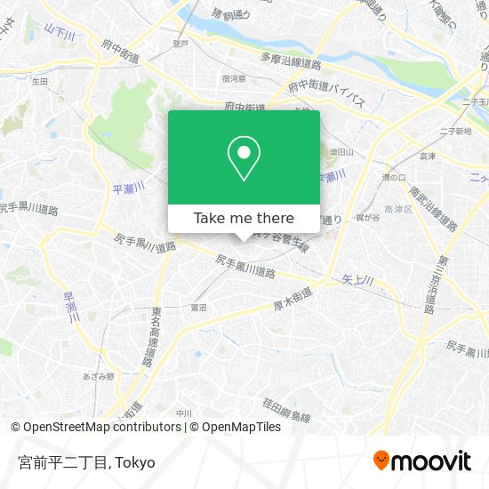 宮前平二丁目 map