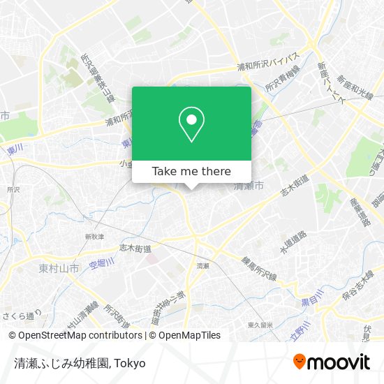 清瀬ふじみ幼稚園 map