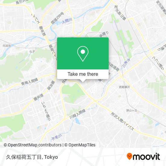 久保稲荷五丁目 map