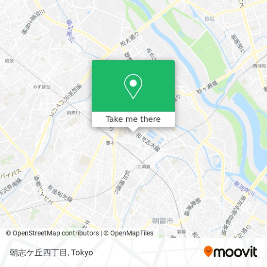 朝志ケ丘四丁目 map