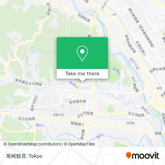 尾崎観音 map