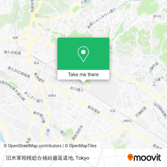 旧米軍相模総合補給廠返還地 map