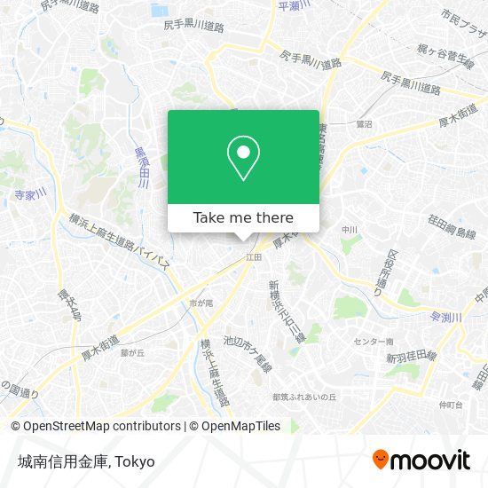 城南信用金庫 map