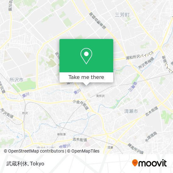 武蔵利休 map