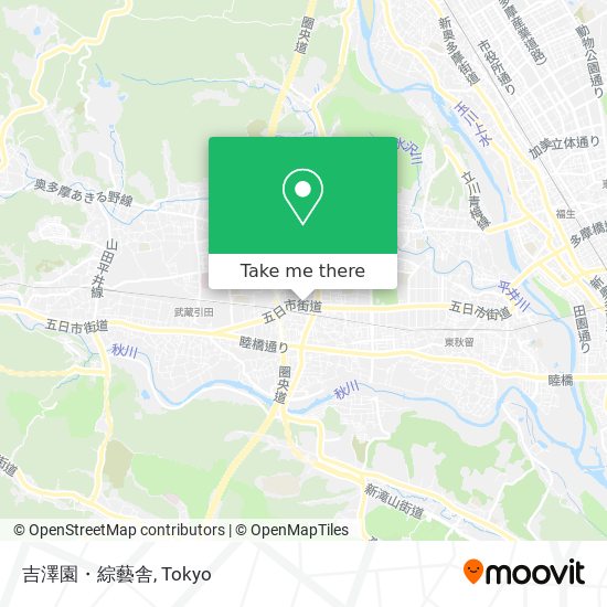 吉澤園・綜藝舎 map