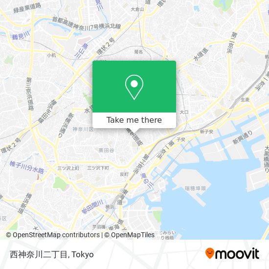 西神奈川二丁目 map