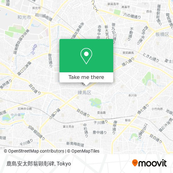 鹿島安太郎翁顕彰碑 map