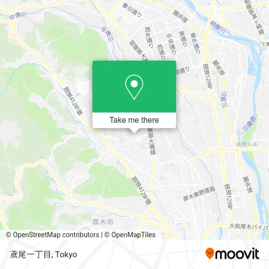 鳶尾一丁目 map