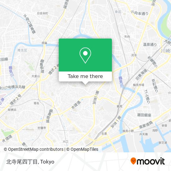 北寺尾四丁目 map