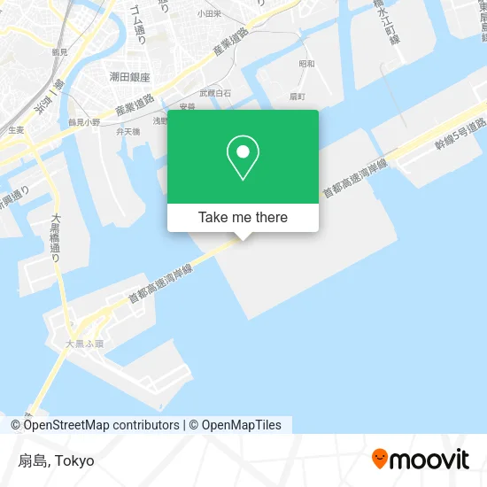 扇島 map