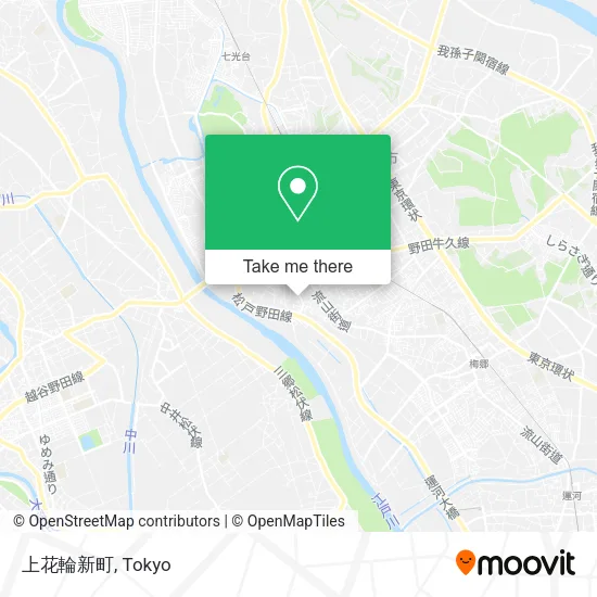 上花輪新町 map