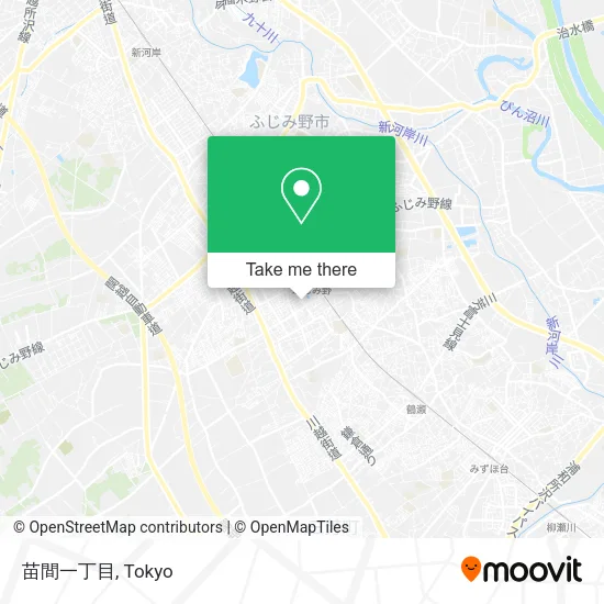 苗間一丁目 map