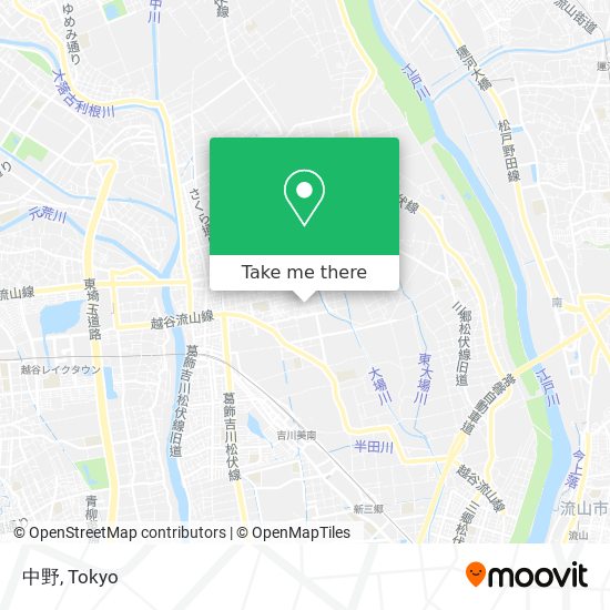 中野 map