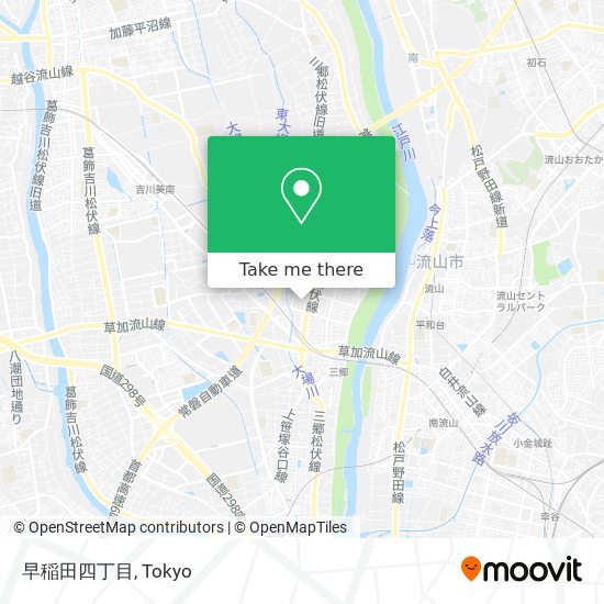 早稲田四丁目 map
