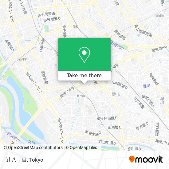 辻八丁目 map