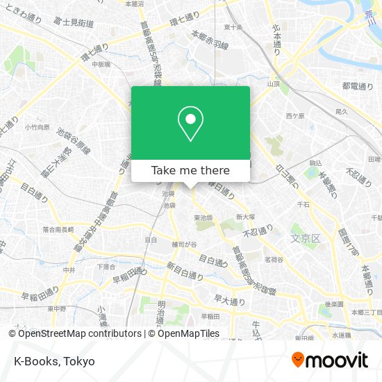 K-Books map