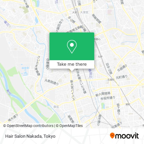 Hair Salon Nakada map