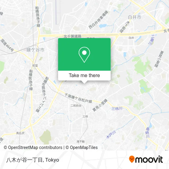 八木が谷一丁目 map