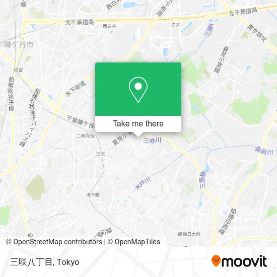 三咲八丁目 map