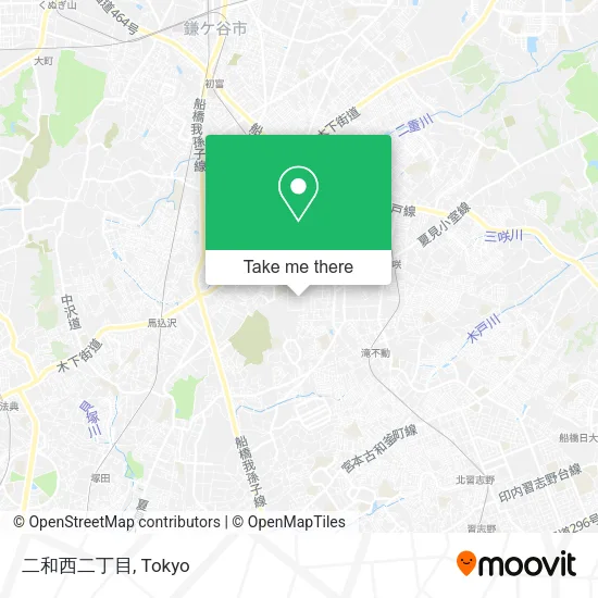 二和西二丁目 map