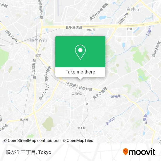 咲が丘三丁目 map