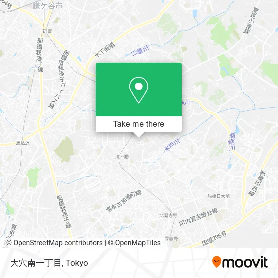 大穴南一丁目 map