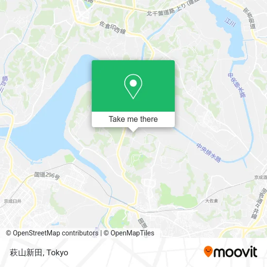 Hagiyama Shinden map