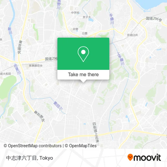 中志津六丁目 map