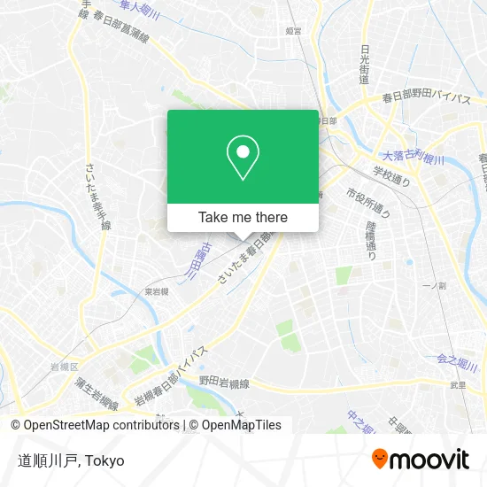 道順川戸 map