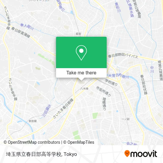 埼玉県立春日部高等学校 map