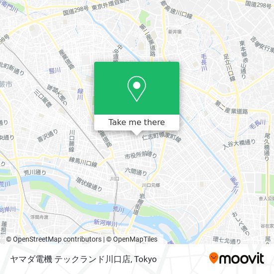 ヤマダ電機 テックランド川口店 map