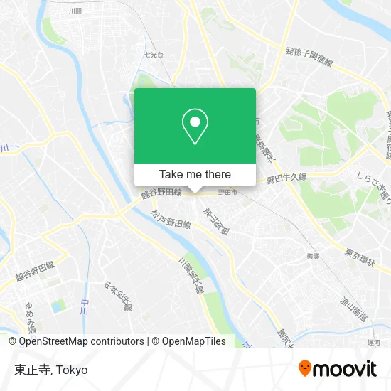 東正寺 map