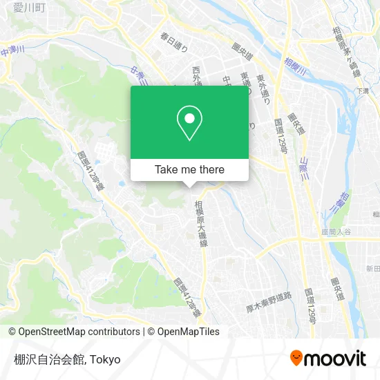 棚沢自治会館 map