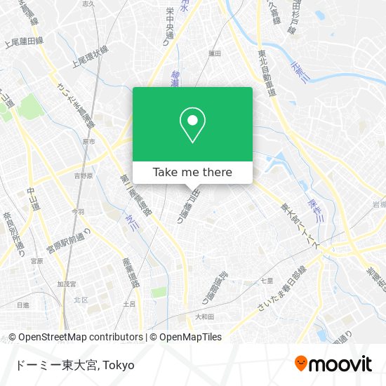 ドーミー東大宮 map
