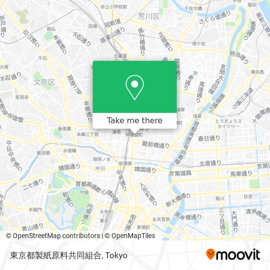 東京都製紙原料共同組合 map