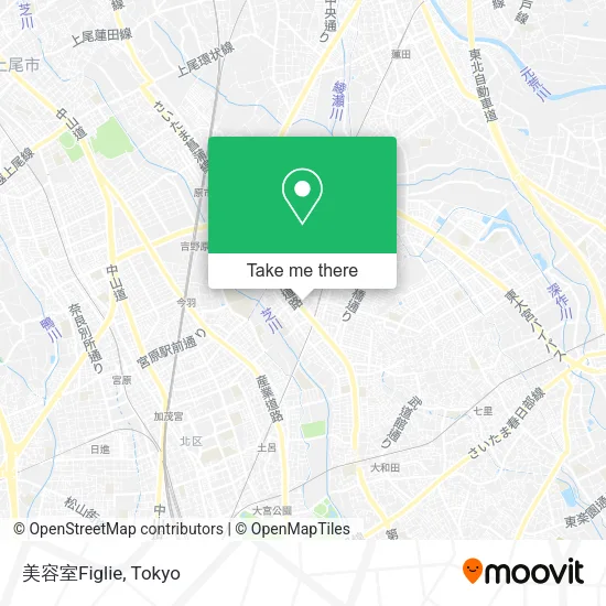 美容室Figlie map