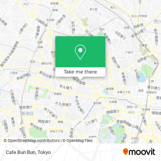 Cafe Bun Bun map