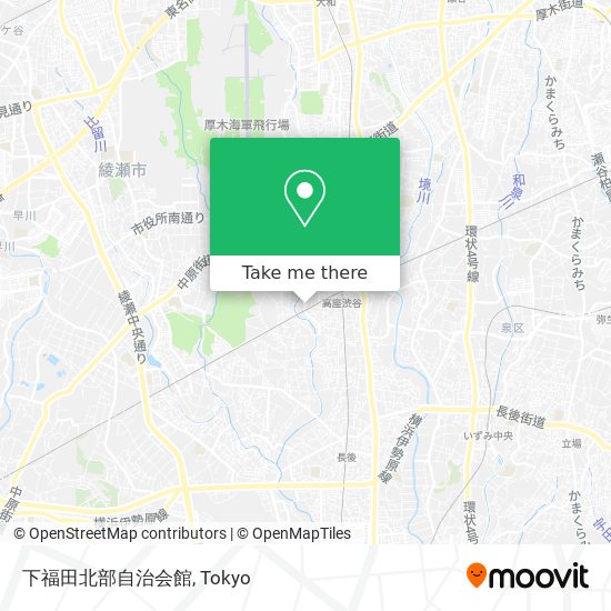 下福田北部自治会館 map