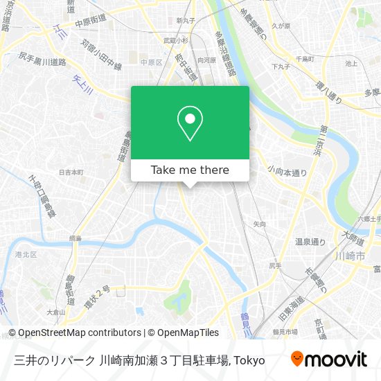 三井のリパーク 川崎南加瀬３丁目駐車場 map