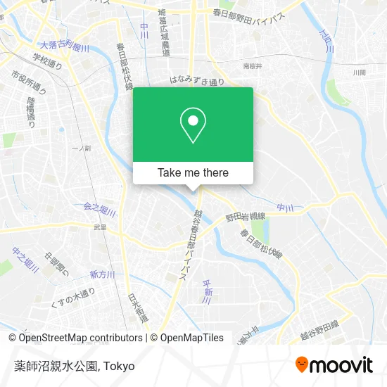 薬師沼親水公園 map