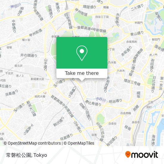 常磐松公園 map